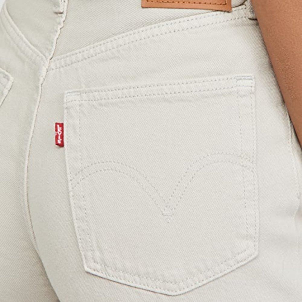 Levis Premium High Loose Jean in Mushroom Grey - Picture 6 of 12